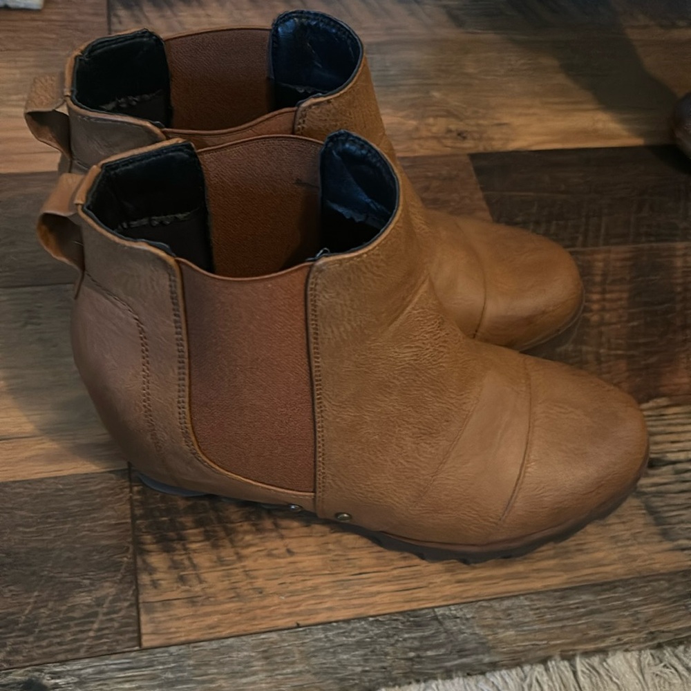 Tinstree wedge booties size 7